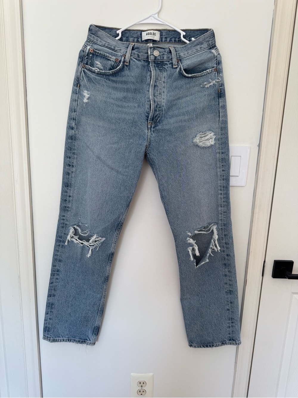Agolde Distressed 90s jeans